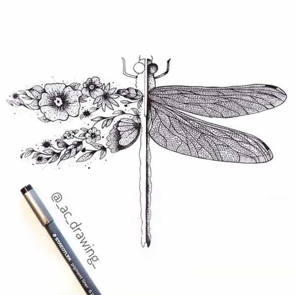 best dragonfly tattoo