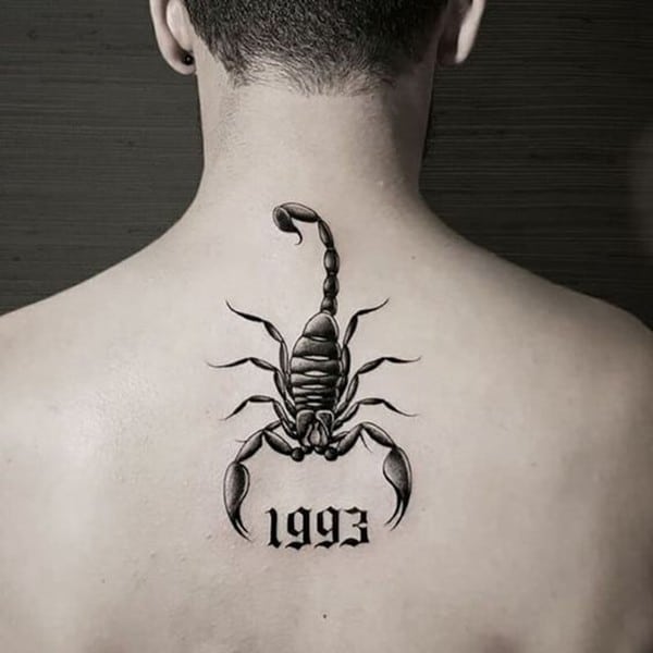 tattoo bọ cạp 3d