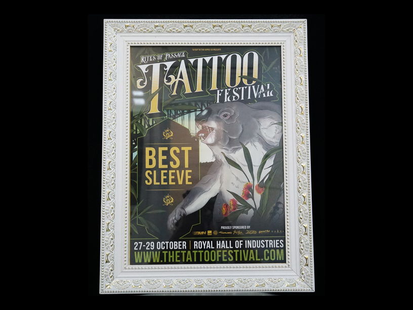 Trung Tadashi won Best Sleeve at Sydney 2017