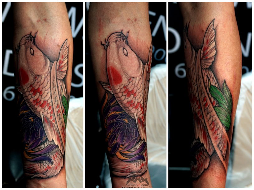 Trung Tadashi's tattoo at Nordic Ink Festival in Denmark 2015