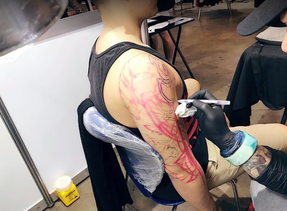 Freehand tattoo