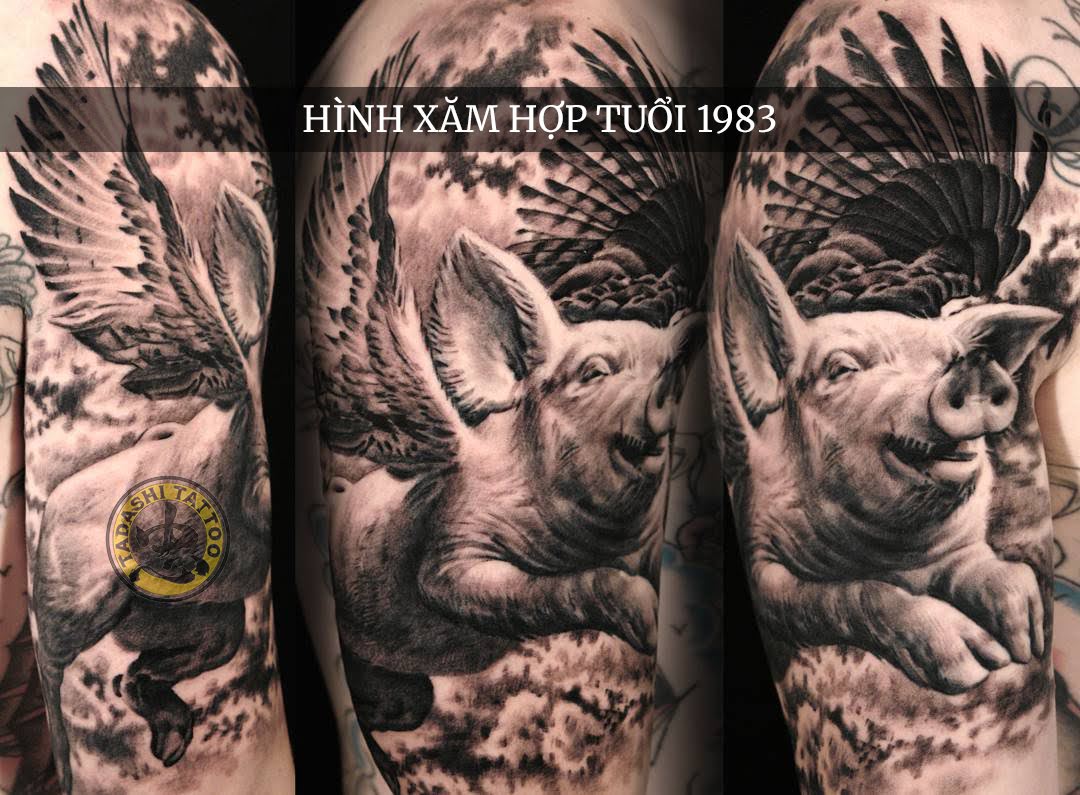 Heo rừng cho em trai  Xua đuỗi tà khí  Trừ yêu diệt ma Thanks em trai đã  tin tưởng và ủng hộ  By Barber  Tattoo Bến Tre  Facebook