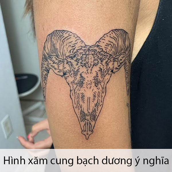 Hình xăm cung bạch dương nữ lạ