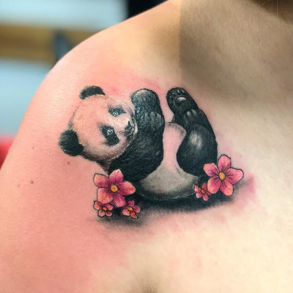 tattoo panda for girls