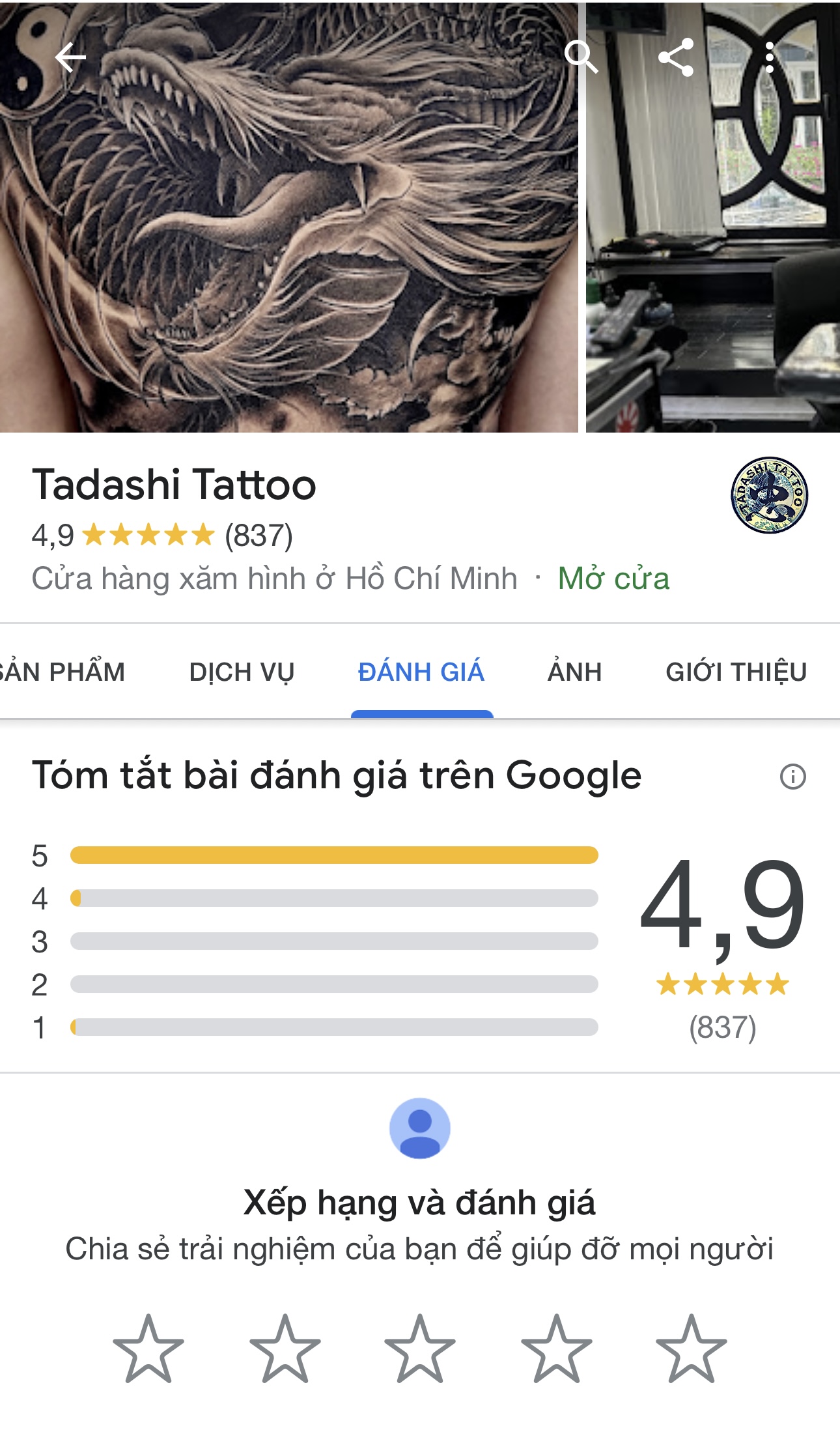 Review on Google Business