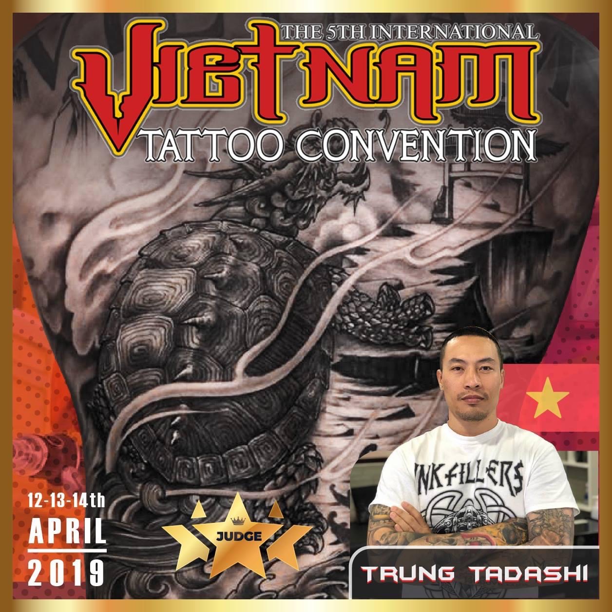 Nghệ sĩ Trung Tadashi làm Giám khảo Vietnam Tattoo Convention