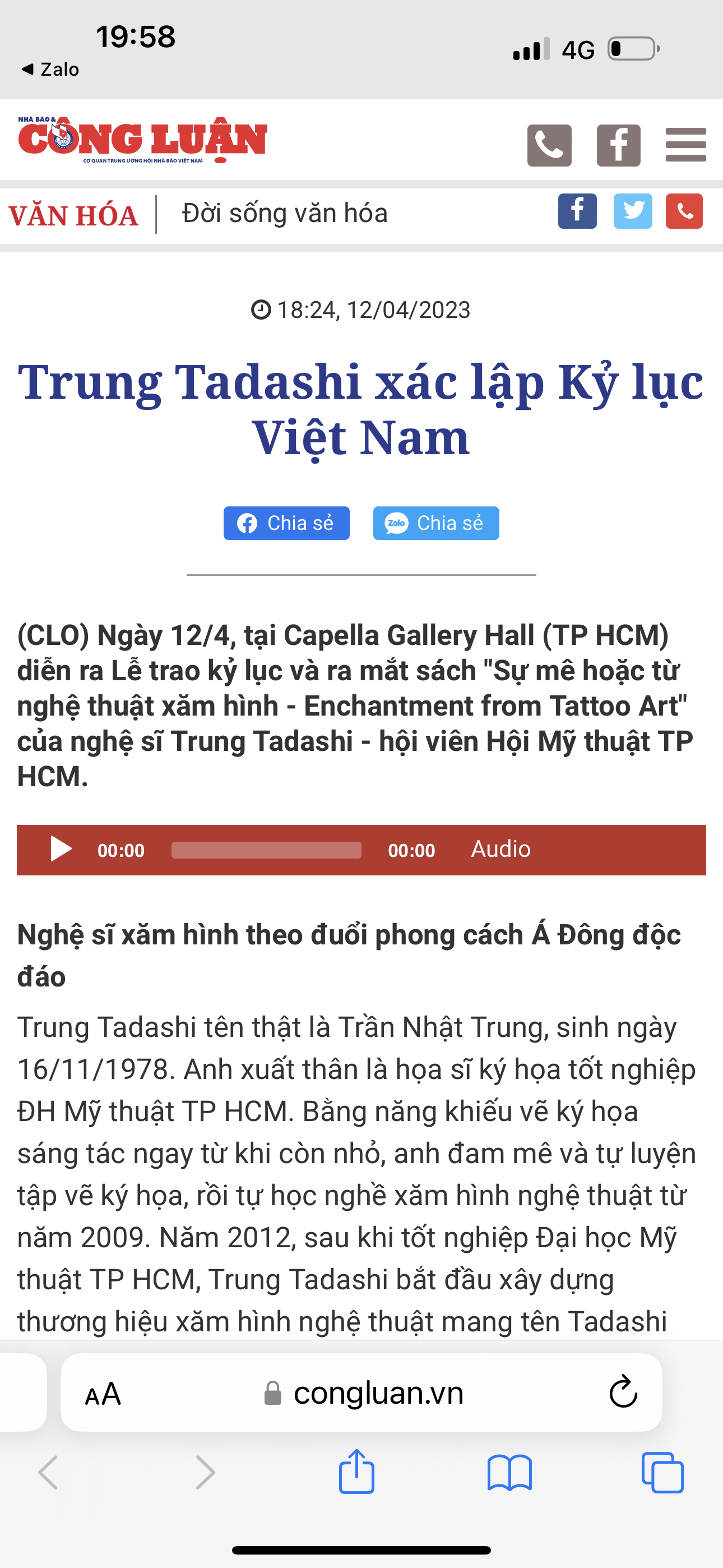 Cong Luan online newspaper