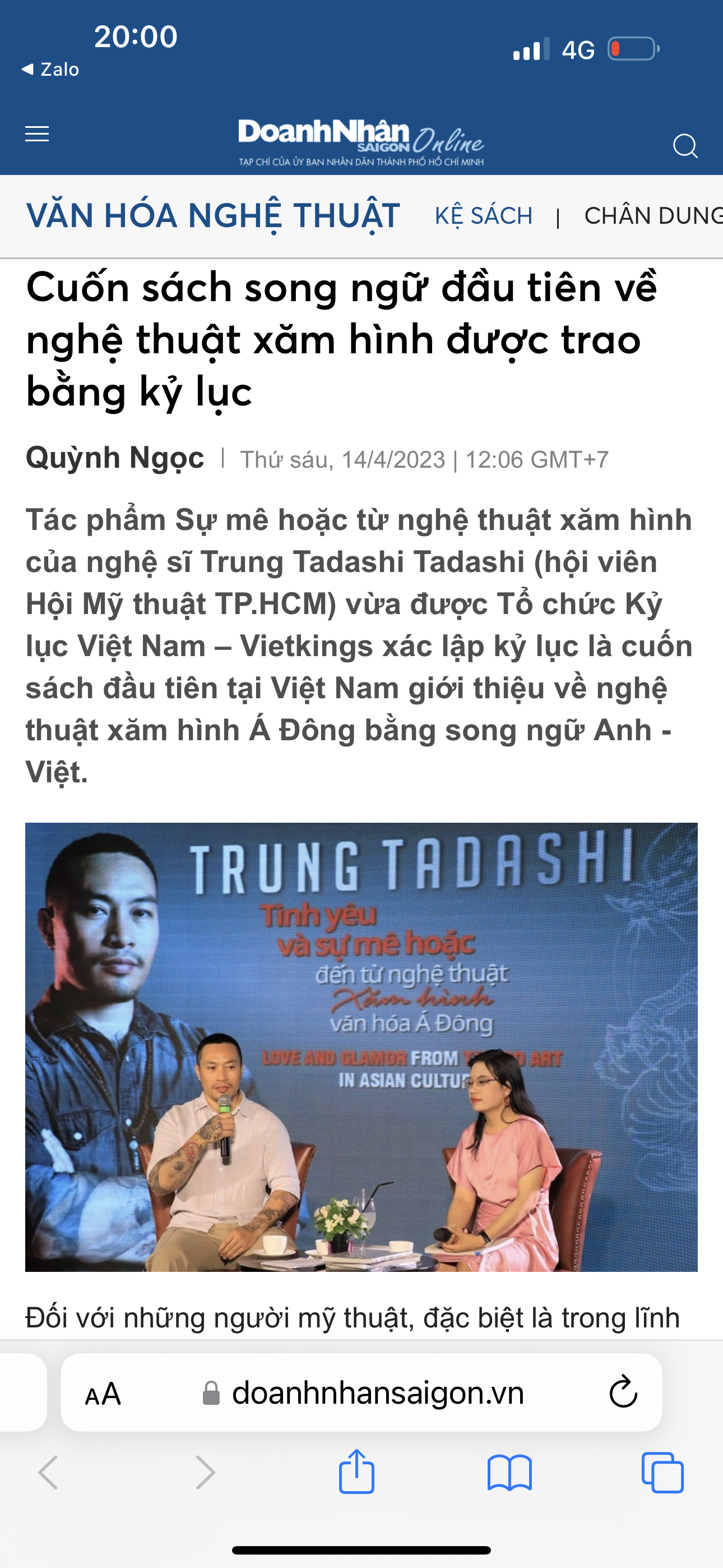 Doanh Nhan Sai Gon online newspaper