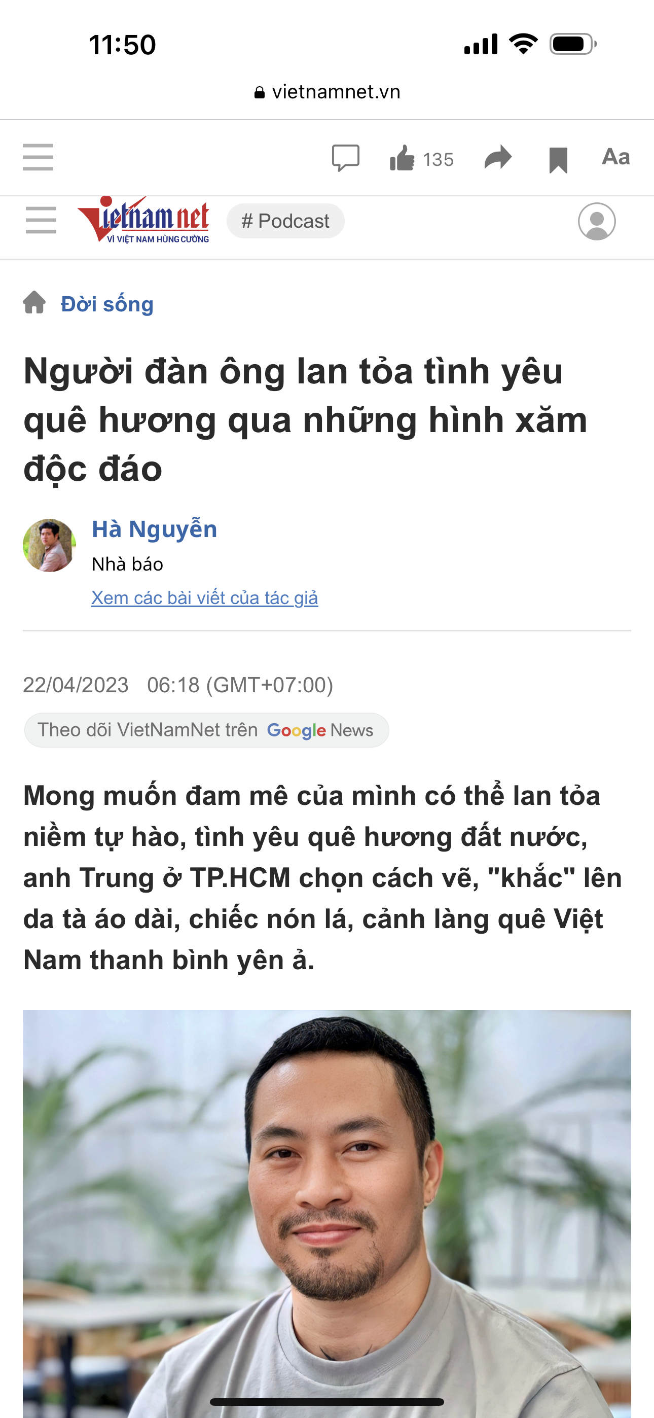 Vietnamnet online newspaper
