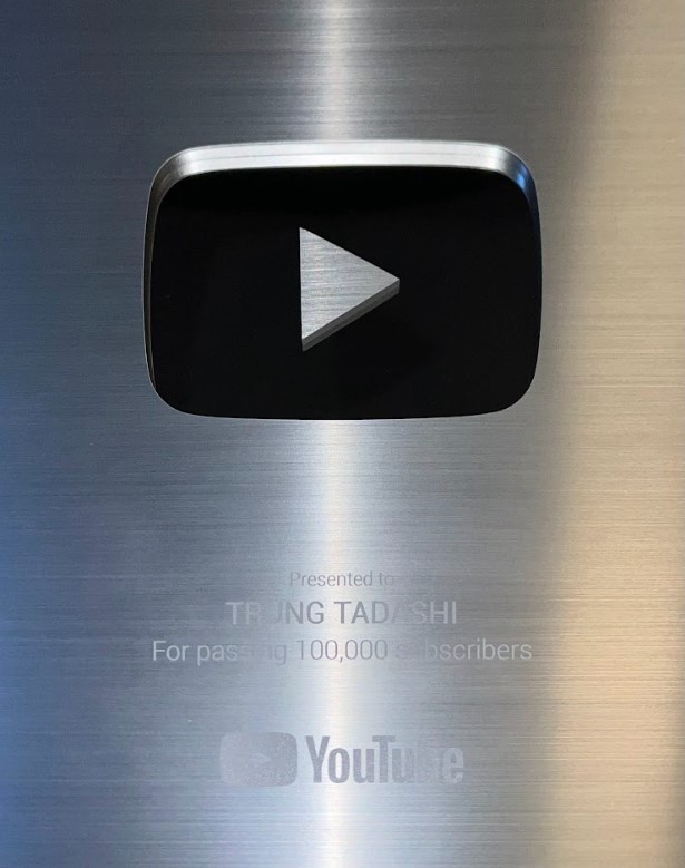 Youtube Trung Tadashi – some 100000 sub